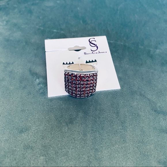 NWT Savvy Cie Jewels Sterling Silver Mocha Zircon Ring - Picture 3 of 7